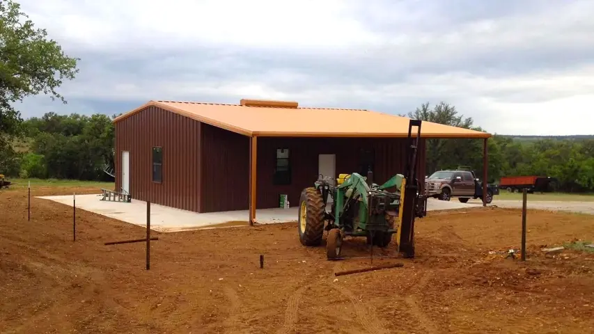 Metal building exterior 01