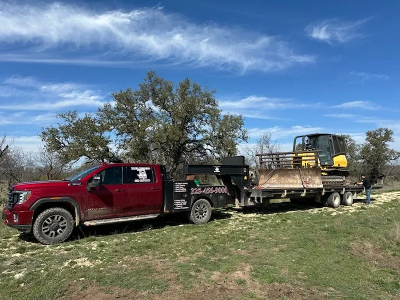 Land clearing setup