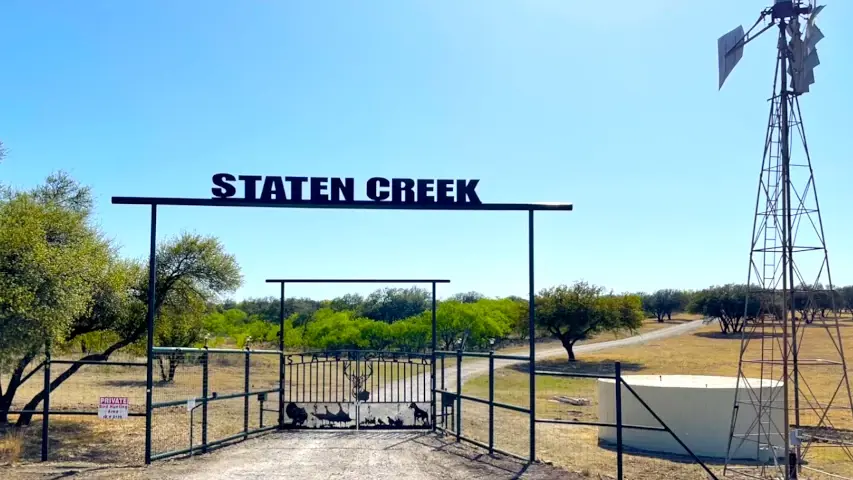 Staten Creek Ranch Custom Entrance - McCulloch County