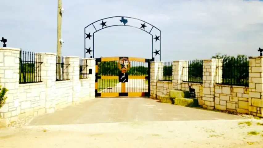 Wooden Ranch Gate Entrance