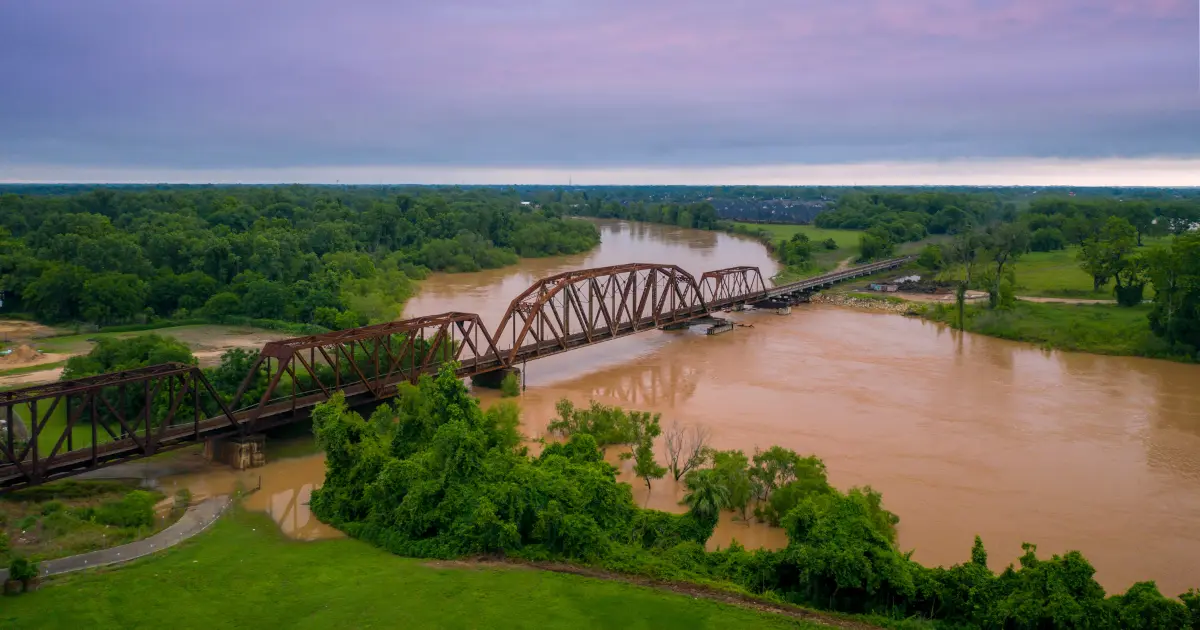 Hill country flood fence damage featured