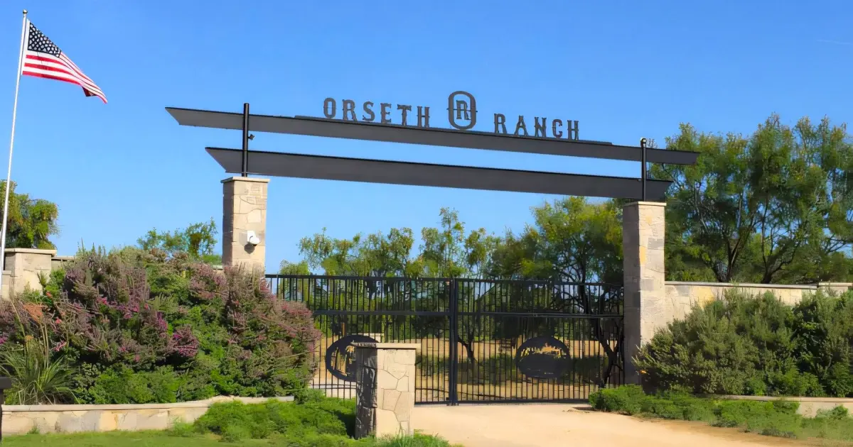 Orseth ranch entrance